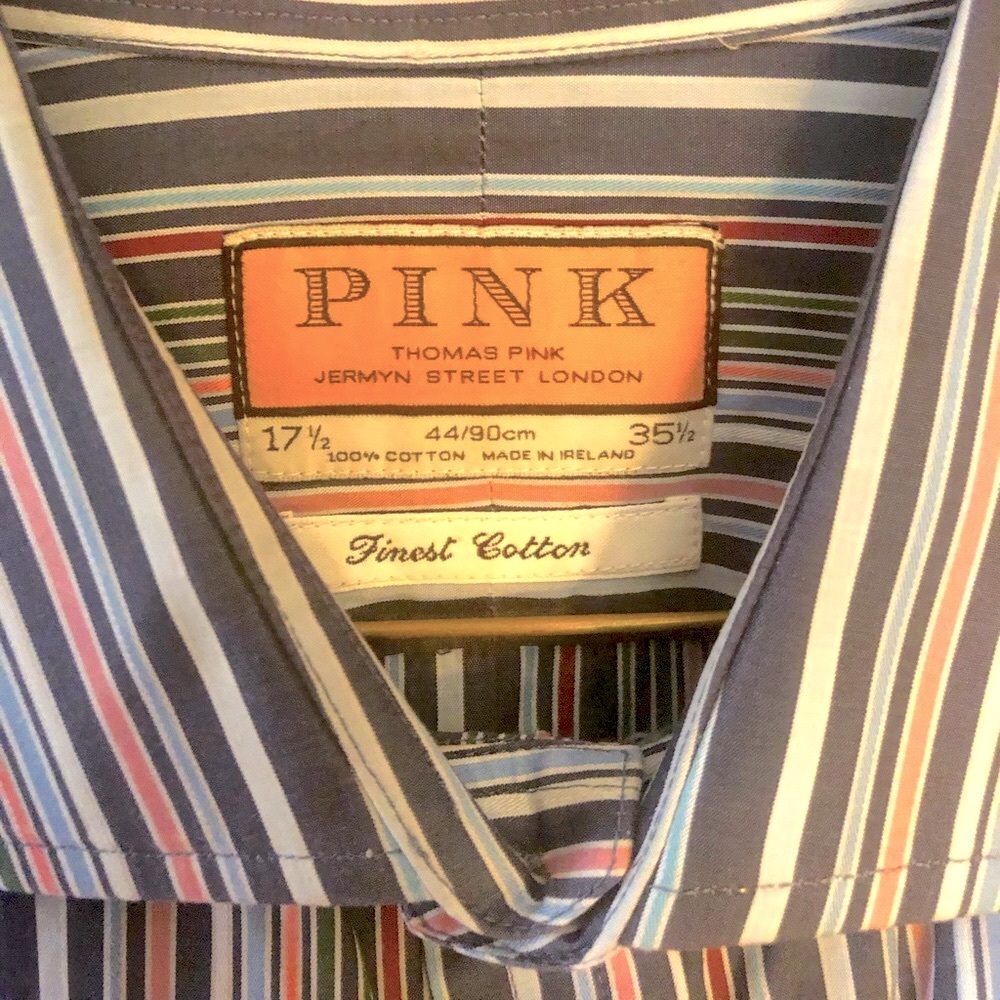 BEAUTIFUL THOMAS PINK FRENCH CUFFED SHIRT